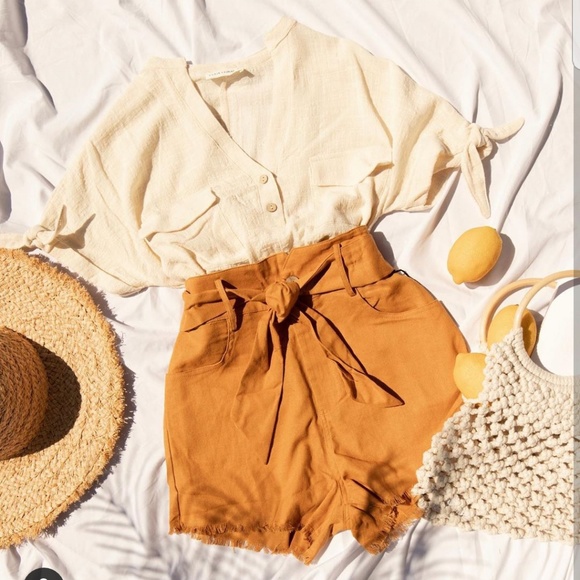 Pants - 🚨END OF SUMMER SALE// Desert orange Shorts